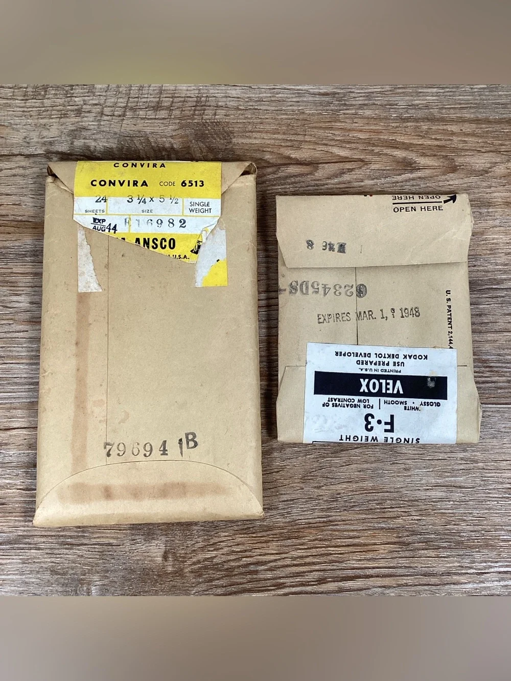 Vintage 1940s Agfa Ansco Darkroom Outfit No. 1A Film Developing Kit